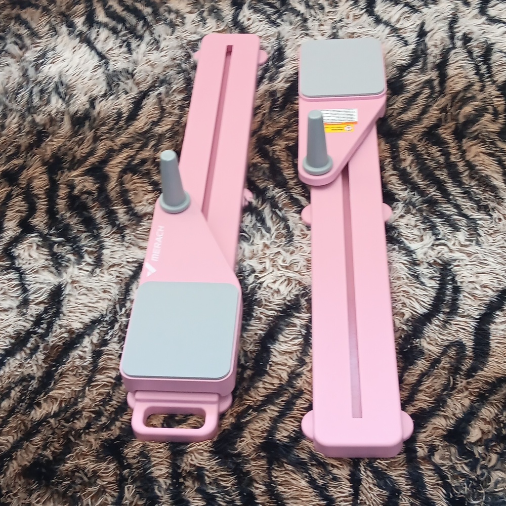 Pink and Gray Pilates Boards